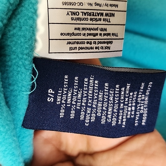 Vibrant Blue Insulated Puffer Jacket with Hood - Picture 4 of 10